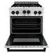 ZLINE 30" Autograph Edition, Gas Range, Gas Oven, RGZ-30-MB - Farmhouse Kitchen and Bath