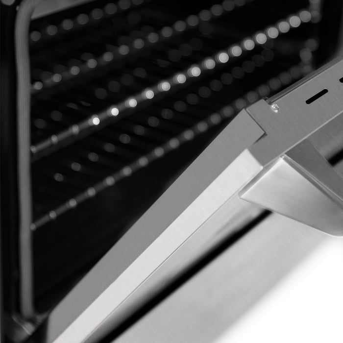 ZLINE 48" Gas On Gas Range In DuraSnow, Stainless Steel, RGS-SN-48 - Farmhouse Kitchen and Bath