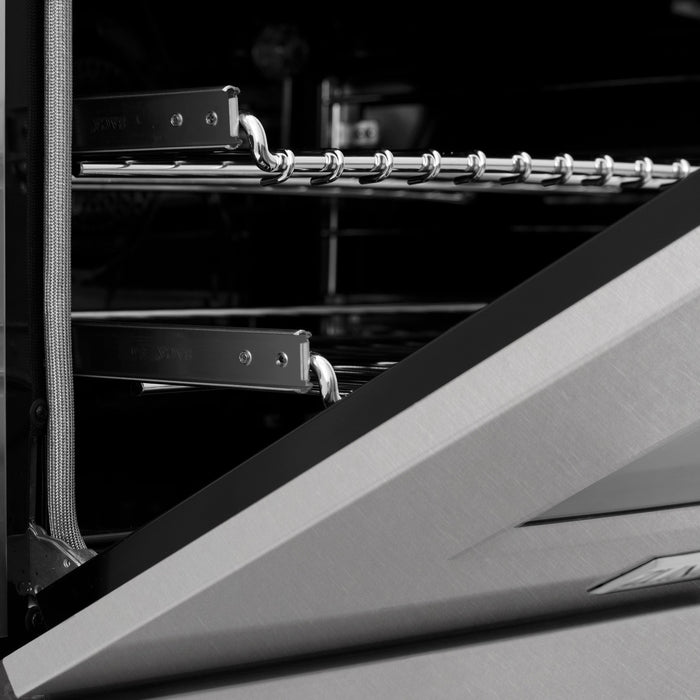 ZLINE 48" Gas On Gas Range In DuraSnow Stainless Steel, RGS-SN-BR-48 - Farmhouse Kitchen and Bath