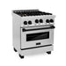 ZLINE 30" Autograph Edition, Gas Range, Gas Oven, RGZ-30-MB - Farmhouse Kitchen and Bath