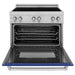 ZLINE 36" Induction Range in DuraSnow with a 4 Element Stove and Electric Oven RAINDS-BM-36 - Farmhouse Kitchen and Bath