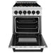 DISCONTINUED-ZLINE 24" Autograph Dual Fuel Range, Stainless, Black accents, RAZ-24-MB - Farmhouse Kitchen and Bath