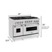 ZLINE 48" Gas On Gas Range In DuraSnow Stainless Steel, RGS-SN-BR-48 - Farmhouse Kitchen and Bath