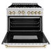 ZLINE 36" Autograph Edition Gas Range, Gold Accents, RGZ-36-G - Farmhouse Kitchen and Bath