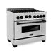 ZLINE 36" Autograph Edition, Gas Range, Gas Oven, RGZ-36-MB - Farmhouse Kitchen and Bath