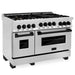 ZLINE 48" Autograph Edition, Gas Range, Black Accents, RGZ-48-MB - Farmhouse Kitchen and Bath