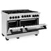 ZLINE 48" Autograph Edition, Gas Range, Black Accents, RGZ-48-MB - Farmhouse Kitchen and Bath