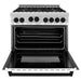 ZLINE 36" Autograph Edition, Range Gas Stove and Gas Oven, RGZ-WM-36-MB - Farmhouse Kitchen and Bath