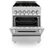 DISCONTINUED-ZLINE 24" Dual Fuel Range, Stainless Steel, Brass Burners, RA-BR-24 - Farmhouse Kitchen and Bath