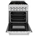 DISCONTINUED-ZLINE 24" Dual Fuel Range, Stainless Steel, Brass Burners, RA-BR-24 - Farmhouse Kitchen and Bath