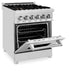 DISCONTINUED-ZLINE 24" Dual Fuel Range, Stainless Steel, Brass Burners, RA-BR-24 - Farmhouse Kitchen and Bath