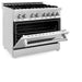 ZLINE 36" Stainless 4.6 cu.ft. 6 Gas Burner/Electric Oven Range, RA36 - Farmhouse Kitchen and Bath