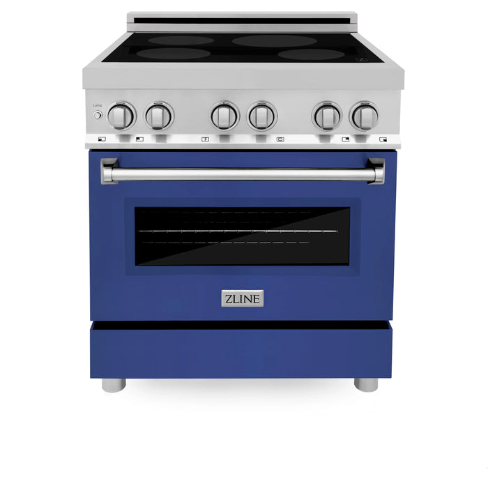 ZLINE 30" Induction Range with a 4 Element Stove and Electric Oven in Stainless Steel RAIND-BM-30 - Farmhouse Kitchen and Bath