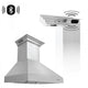 ZLINE 42" Professional Wall Range Hood, Built-in CrownSound® Bluetooth Speakers, 667CRN-BT-42