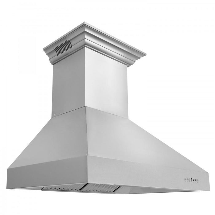 ZLINE 42" Professional Wall Range Hood, Built-in CrownSound® Bluetooth Speakers, 667CRN-BT-42 - Farmhouse Kitchen and Bath