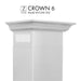ZLINE Crown Molding Profile 6 for Wall Mount Range Hood CM6-KECOM-304 - Farmhouse Kitchen and Bath