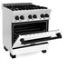 ZLINE 30" Autograph Edition, 4.0 cu. ft. Gas Range, RGZ-WM-30-MB - Farmhouse Kitchen and Bath