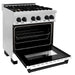 ZLINE 30" Autograph Edition, 4.0 cu. ft. Gas Range, RGZ-WM-30-MB - Farmhouse Kitchen and Bath