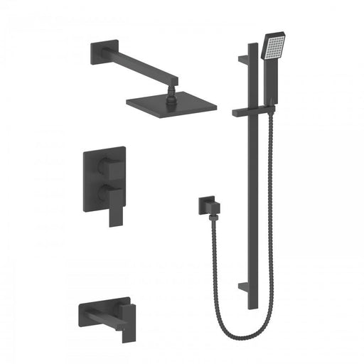 ZLINE Bliss Shower System in Electric Matte Black, 51-0069-EMB - Farmhouse Kitchen and Bath