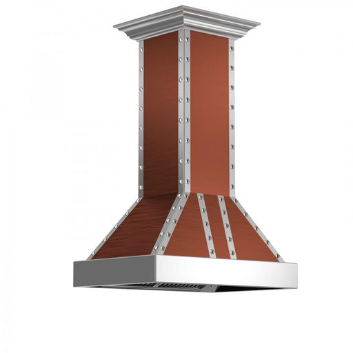 ZLINE 30" Copper Finish Island Range Hood, 655i-CSSSS-30 - Farmhouse Kitchen and Bath