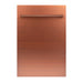 ZLINE 18" Top Control Dishwasher in Copper, Stainless Steel Tub, DW-C-H-18 - Farmhouse Kitchen and Bath