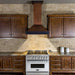 ZLINE 48" Hand-Hammered Copper Finish Wall Range Hood, 655-HBXXX-48 - Farmhouse Kitchen and Bath