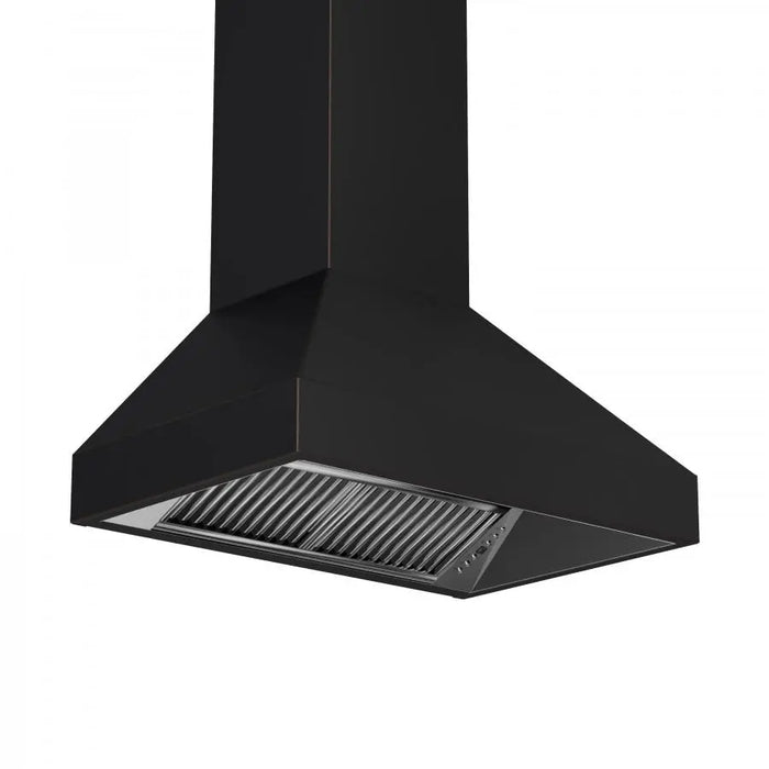 ZLINE 48" Oil-Rubbed Bronze Wall Range Hood, 8667B-48 - Farmhouse Kitchen and Bath