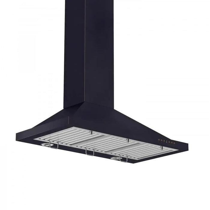 ZLINE 48" Oil-Rubbed Bronze Wall Range Hood 8KBB-48 - Farmhouse Kitchen and Bath