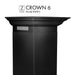 ZLINE Crown Molding Profile 6 Wall Mount RangeHood CM6-BSKEN - Farmhouse Kitchen and Bath