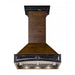 ZLINE 30" Wooden Wall Range Hood, Walnut, Remote Motor, 321AR-RD-30 - Farmhouse Kitchen and Bath