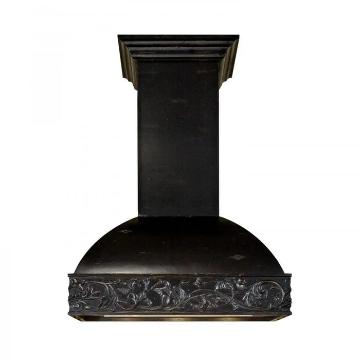 ZLINE 30" Wooden Wall Range Hood, Crown Molding 393AA-30 - Farmhouse Kitchen and Bath