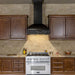 ZLINE 30" Wooden Wall Range Hood, Crown Molding 393AA-30 - Farmhouse Kitchen and Bath