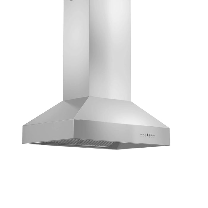 ZLINE Dual Remote Blower Island Mount Range Hood in Stainless Steel 697i-RD-36 - Farmhouse Kitchen and Bath