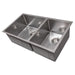 ZLINE 33" Undermount Double Bowl Sink Stainless Steel, SR60D-33S - Farmhouse Kitchen and Bath