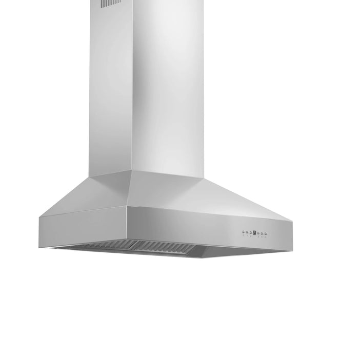 ZLINE Ducted Wall Mount Range Hood in Outdoor Approved Stainless Steel 697-304-60 - Farmhouse Kitchen and Bath