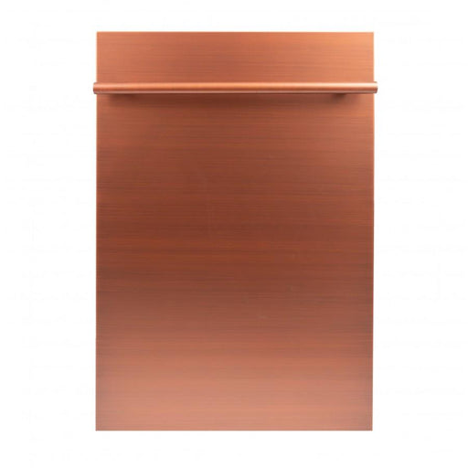 ZLINE 18" Top Control Dishwasher in Copper, Stainless Steel Tub, DW-C-18 - Farmhouse Kitchen and Bath