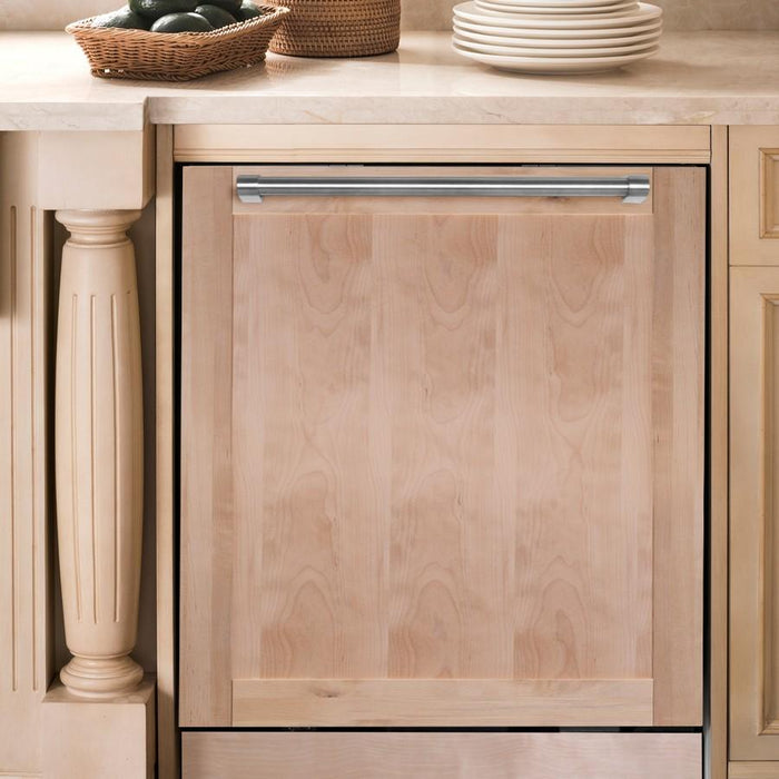 ZLINE 24" Dishwasher in Unfinished Wood with Stainless Steel Tub, DW-UF-H-24 - Farmhouse Kitchen and Bath