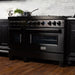 ZLINE 48" Black Stainless 6.0 cu.ft. 7 Gas Burner/Electric Oven Range, RAB-48 - Farmhouse Kitchen and Bath