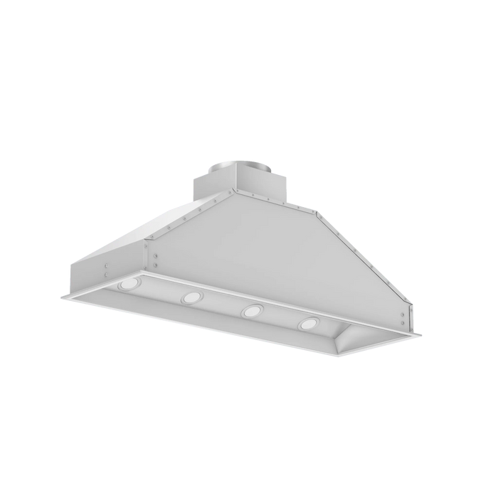 ZLINE Remote Blower Ducted Range Hood Insert in Stainless Steel 695-RD-46 - Farmhouse Kitchen and Bath