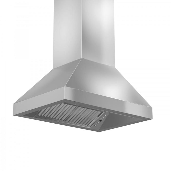 ZLINE 48" Stainless Steel Island Range Hood, 597i-48 - Farmhouse Kitchen and Bath