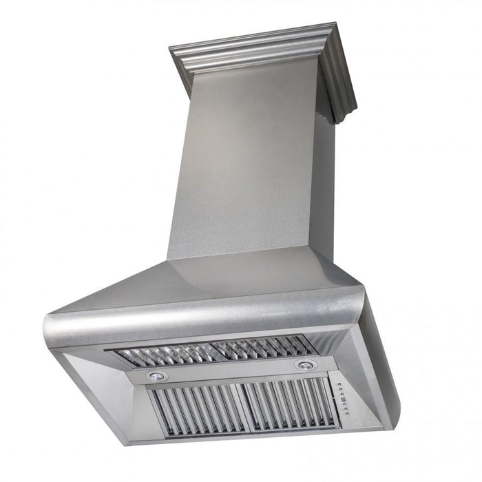 ZLINE 30" Stainless Steel Wall Range Hood, 8687S-30 - Farmhouse Kitchen and Bath