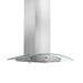 ZLINE 36" Stainless Steel Wall Range Hood with Crown Molding, KZCRN-36 - Farmhouse Kitchen and Bath