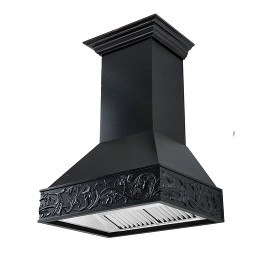 ZLINE Wooden Wall Mount Range Hood in Antigua 373AA-30 - Farmhouse Kitchen and Bath