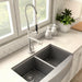 ZLINE Van Gogh Kitchen Faucet in Chrome, 12-0140-CH - Farmhouse Kitchen and Bath