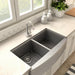 ZLINE Renoir Kitchen Faucet in Brushed Nickel, 13-0048-PVDN - Farmhouse Kitchen and Bath